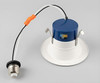 Honya Lighting RPDL LED Downlight Retrofit Kit, 6", 15W, 1300lm, 120V, 2700K/3000K/3500K/4000K/5000K, Triac Dimming, White Finish, Wet Location, IC Rated