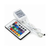 LEDR RGB Ribbon Controller, 24-Key IR Remote, 30' Range, 72W/12V, 144W/24V, <2A