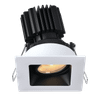 Tangra 3" Gimbal Square Recessed Wide Trim, 3", Square, Wide, White|Black|Alzak|Oil Rubbed Bronze|White Trim Black Reflector