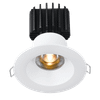Tangra 3" Fixed Round Recessed Wide Trim, White|Black|Alzak|Oil Rubbed Bronze|White Trim Black Reflector