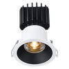 Tangra 3" Fixed Round Recessed Thin Trim, White|Black|Alzak|Oil Rubbed Bronze|White Trim Black Reflector