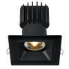 Tangra 3" Fixed Square Recessed Wide Trim, White|Black|Alzak|Oil Rubbed Bronze|White Trim Black Reflector