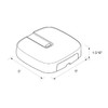 Wireless Bluetooth Mesh Gateway, TruBlu, 12VDC, PoE 802.3af, White