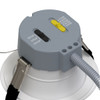 Retrofit Commercial Downlight with Emergency Battery Backup, 4", Lumen Selectable, Color Selectable 2700K|3000K|3500K|4000K|5000K, White Reflector/White Flange, Dual Dimming, 120-277V