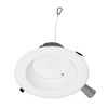 Retrofit Commercial Downlight, 10", Emergency Battery Ready, Lumen Selectable, Color Selectable, White Reflector/White Flange, Dual Dimming, 120-277V