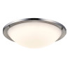 Sunpark Electronics ECO14D-MCT-B-62 Ceiling Fixture, 25W, 120V, 1550 lumens, 3000K|3500K|4000K, CRI>80, Satin Nickel, 15.0" x 3.8"
