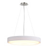 Sunpark DC814D-B Ceiling Fixture & Pendant, PD Pendant Mount, MCT 3000K/3500K/4000K, 24W, 2200 Lumens, 120-277V, White, Acrylic/Linen Shade