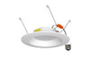 Residential Retrofit Downlight, 6", Color Selectable 2700K/3000K/3500K/4000K/5000K, Smooth Trim, 120V