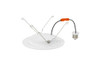 Halco Push Lens Retrofit Slim Downlight, 6", Smooth Trim, Color Selectable 2700K/3000K/3500K/4000K/5000K, 90 CRI, 120V
