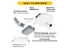 Halco Push Lens Slim Downlight, 4", Smooth Trim, 9W, 750 lm, 2700K/3000K/3500K/4000K/5000K Selectable, 90 CRI, 120V