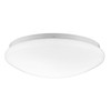 Flushmount Mushroom Fixture, 11", Color Selectable 2700K|3000K|3500K|4000K|5000K, White, 120V, Triac Dimming