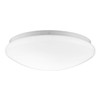 Halco Flushmount Mushroom Fixture, 13", Color Selectable 2700K/3000K/3500K/4000K/5000K, White, 120V, Microwave Motion Sensor