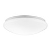 Flushmount Mushroom Fixture, 11", Color Selectable 2700K/3000K/3500K/4000K/5000K, White, 120V, Microwave Motion Sensor
