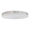 Flushmount Slim Drum Fixture, 11", Color Selectable 2700K/3000K/3500K/4000K/5000K, Brushed Nickel Trim, 120V