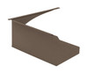 Glare shield | Bronze | Right side mounted | Used on Series 2 area lights | Small housing - main product image