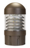 Louver reflector dome top bollard head. Power Select 24 / 19 / 14W. Color Select 30 / 40 / 50K. Built-in photocell. 120 - main product image