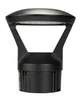 Decorative bollard head. Power Select 24 / 19 / 14W. Color Select 30 / 40 / 50K. Built-in photocell. 120-277V input. Bla - main product image