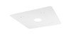21" Square Beauty Plate | White - main product image