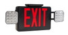 Exit Combo | Thermo Plastic | Style 1 | Black Color | Single or Double Facing | Red or Green Switchable Lettering | 6500 - alternate image 3