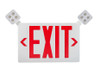 Exit Combo | Thermo Plastic | Style 2 | White Color | Single or Double Facing | Red or Green Switchable Lettering | 6500 - main product image