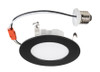 4" LED Slim Wafer Downlight Retrofit | Black Trim | Power Select 10 / 8 / 6W | Color Select 2700 / 3000 / 3500 / 4000 / - main product image