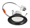 5” / 6" Circular LED Residential Retrofit | Black Trim | Power Select 14 / 10 / 8W | Color Select 2700 / 3000 / 3500 / 4 - main product image