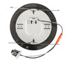6" LED Slim Wafer Downlight Retrofit | Black Trim | Power Select 15 / 13 / 11W | Color Select 2700 / 3000 / 3500 / 4000 - alternate image 2