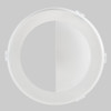 4in Wall Wash Trim for Recessed Commercial Downlights, White - main product image