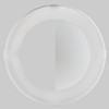 8in Wall Wash Trim for Recessed Commercial Downlights, White - main product image