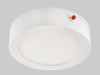 7" Round LED Surface Mount Downlight with Integrated 3W EMRG | 10W | Color Select 2700 / 3000 / 3500 / 4000 / 5000K | 12 - main product image