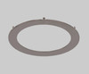 4in Interchangeable Trim for 4A Slim Wafer Downlight, Brushed Nickel - alternate image 2