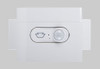 Integrated mount for B series Wraps | For Middle of run mounting | Included KTSL-FC5-12V-IM-PIR | White - alternate image 3