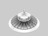 240W Power & Color Selectable Round Highbay Gen 2 |240W / 200W / 150W | 90 deg lens | 13-inch diameter |120-277V | 3000K - alternate image 2