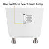 ProLED Select A19 LED Lamp, 15W, GU24 Base, 90 CRI, Color Selectable 2700K-5000K, Dimmable, Title 20