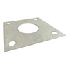 Anchor Bolt Positioning Plate Kit, 10'-25', Square Steel Pole, Includes 4 Anchor Bolts