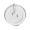 Flushmount Slim Drum Fixture, 15", Brushed Nickel Trim, Selectable CCT 2700K/3000K/3500K/4000K/5000K, 25W, 1750lm, 120V, Triac Dimming, White Plastic Lens