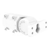 Halco SekTor Slipfit Knuckle Mount, White, for 100W-300W SekTor Area Light