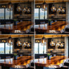 Decorative LED Filament Globe Lamp, 3W, G16.5, Clear, LED Generation 4, E12 Base, Dimmable
