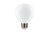 Halco Decorative LED Filament Globe Lamp, 9W, G25, Frosted, LED Generation 4, 3000K, 90 CRI, E26 Base, Dimmable, Title 24