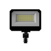LED Knuckle Flood Light, LOC-HKFL Family Series, Multi-Wattage, 3CCT, 120-277V, Knuckle/Trunnion Mount