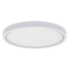 GlobaLux RDL LED Round Low Profile Flush, 5", 12W, 120V Dimming 10-100%, 3000K, 90CRI, White, Bulk (Case of 12)
