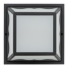 GlobaLux DSO LED Outdoor Ceiling Light, 17W, 1020 Lumens, 120V, 3000K/3500K/4000K Selectable, 80 CRI, Black