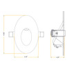 Eclipse Steplight Series Oval Clip-In Steplight, 5W, 120V, 5CCT, White, Triac Dimming