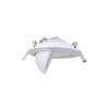 Lum-Tech FRG Series Floating Round Gimbal, 3.5", 10W, 850lm, 120-277V, 5CCT, White Trim, Triac or 0-10V Dimmable, 40° Beam, LTG-01020