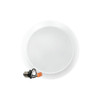 Lum-Tech Lighting LT23865 LED Surface Mount Disk Light, 8", 27W, 2000 lm, 120V, 5CCT Selectable 2700K/3000K/3500K/4000K/5000K, 110° Beam, CRI 80, Triac Dimmable, Wet Location Rated, ETL Listed