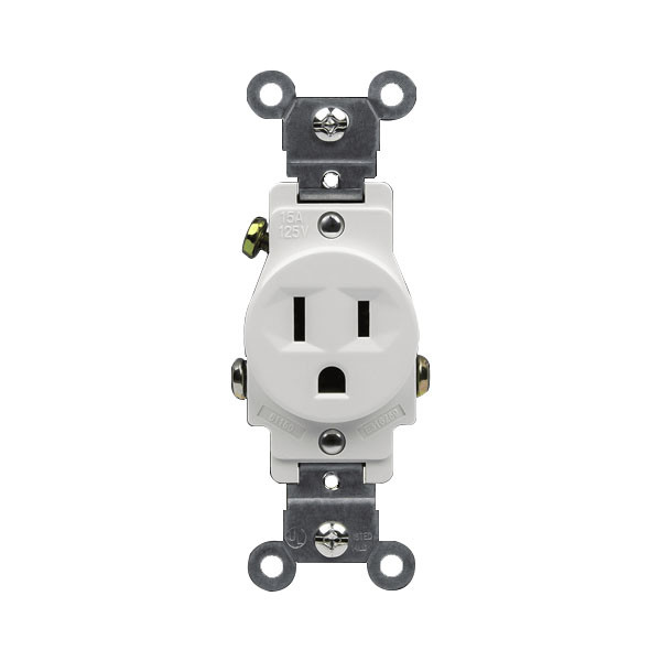 Outlet Receptacle 20A Tamper Resistant Socket With Wall Plate (10-Pack) - UL Listed, Decora Style, White - View #9