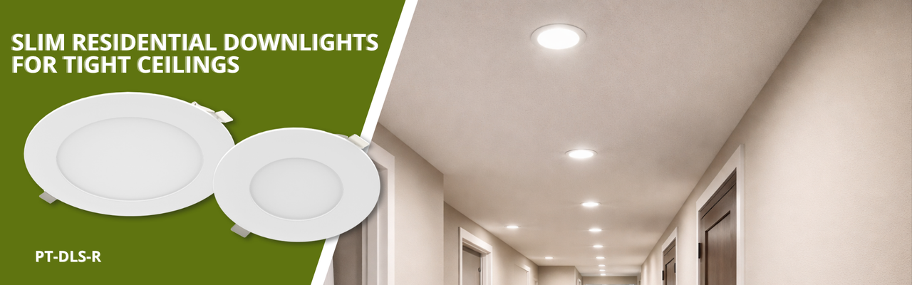 Slim Residential Downlights for Tight Ceilings