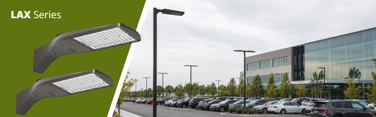 Westgate LAX Series: Beam-Adjustable Area Lights for Commercial Sites