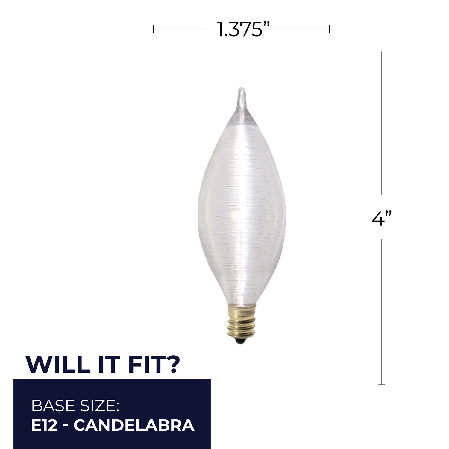 Bulbrite C11 Light Bulb - Thumbnail 5