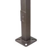 20 Foot Steel 4 Inch Square Light Pole